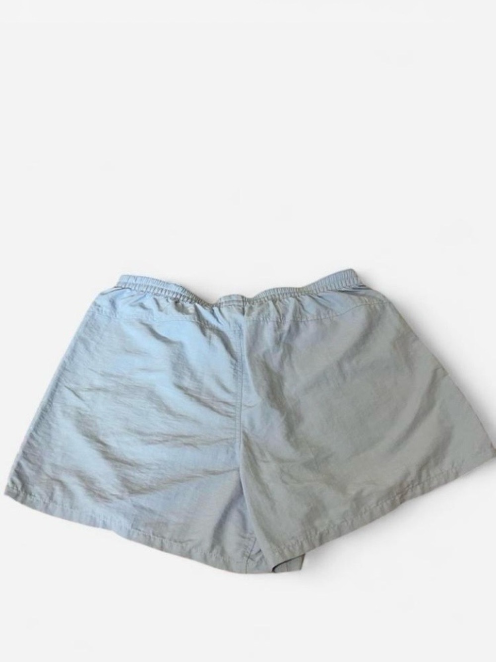 Patagonia Baggies Women’s Baby Blue Elastic Waist Shorts Size Large - Picture 2 of 6